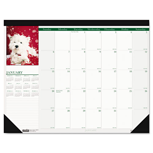 HOD1996 Compact Earthscapes Puppies Desk Pad