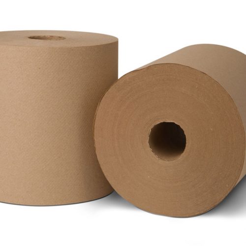 Preserve/Tork EcoSoft Natural Brown Non-perforated 800′ Roll Towels