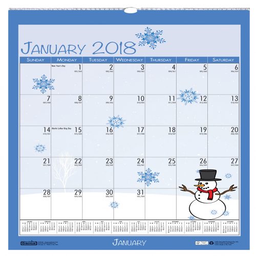 HOD338 Seasonal Wall Calendar HOD338 Seasonal Wall Calendar