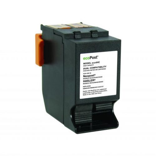 ecoPost Non-OEM New High Yield Postage Meter Red Ink Cartridge for NeoPost, Hasler ISINK4HC /IMINK4HC/4145711Y/ININK67HC