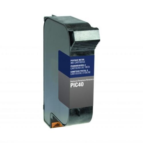 ecoPost Non-OEM New Postage Meter Fluorescent Red 2 Pack Ink Cartridge for FP Mailing Solutions PIC40