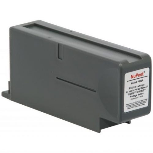 NuPost Non-OEM New Postage Meter Red Ink Cartridge for Pitney Bowes 766-8
