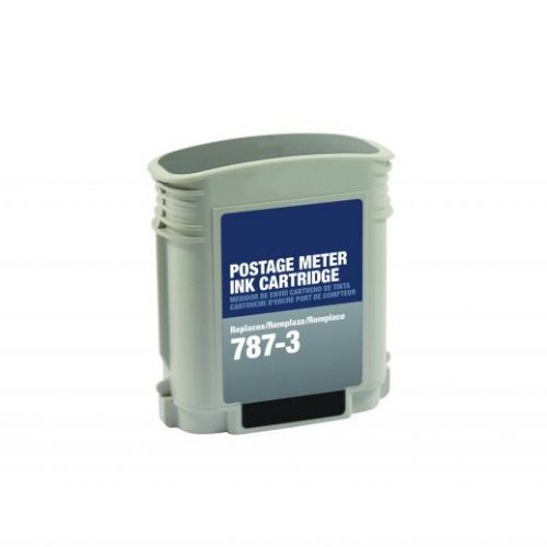 ecoPost Remanufactured Postage Meter Black Ink Cartridge for Pitney Bowes 787-3