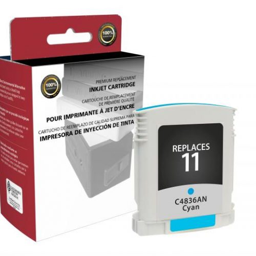 Clover Remanufactured Cyan Ink Cartridge for HP C4836A (HP 11)