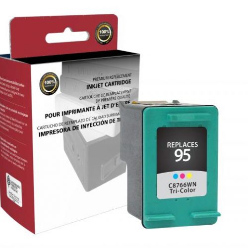 Clover Remanufactured Tri-Color Ink Cartridge for HP C8766WN (HP 95)