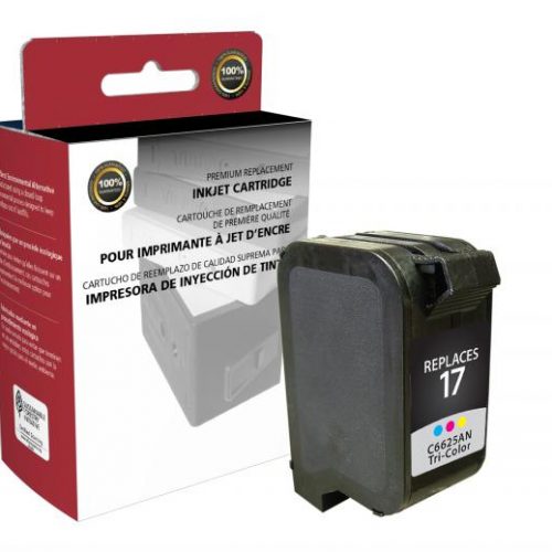 Clover Remanufactured Tri-Color Ink Cartridge for HP C6625AN (HP 17)