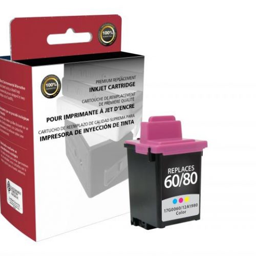 Clover Remanufactured Color Ink Cartridge for Lexmark #80/#50