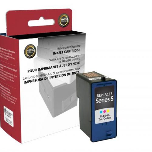 Clover Remanufactured High Yield Color Ink Cartridge for Dell Series 5
