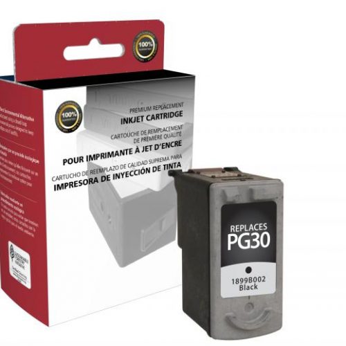Clover Remanufactured Black Ink Cartridge for Canon PG-30