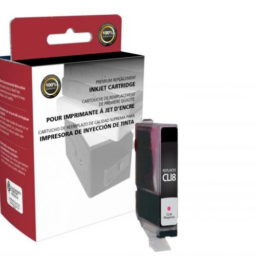 Clover Remanufactured Magenta Ink Cartridge for Canon CLI-8