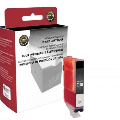 Clover Remanufactured Yellow Ink Cartridge for Canon CLI-8