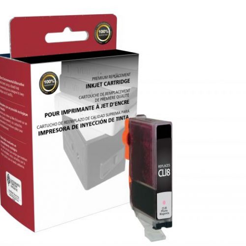 Clover Remanufactured Photo Magenta Ink Cartridge for Canon CLI-8