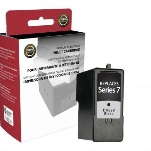 Clover Remanufactured High Yield Black Ink Cartridge for Dell Series 7