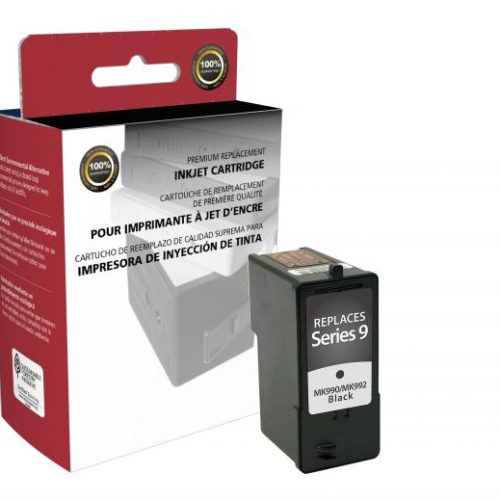 Clover Remanufactured High Yield Black Ink Cartridge for Dell Series 9