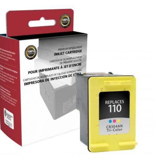 Clover Remanufactured Tri-Color Ink Cartridge for HP CB304AN (HP 110)
