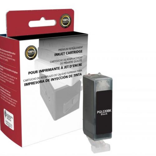 Clover Non-OEM New Black Ink Cartridge for Canon PGI-220