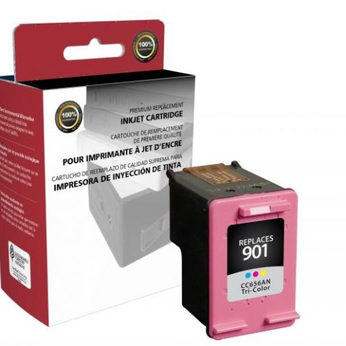 Clover Remanufactured Tri-Color Ink Cartridge for HP CC656AN (HP 901)