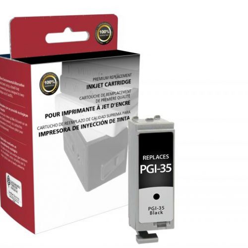 Clover Remanufactured Black Ink Cartridge for Canon PGI-35