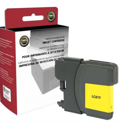 Clover Remanufactured High Yield Yellow Ink Cartridge for Brother LC65