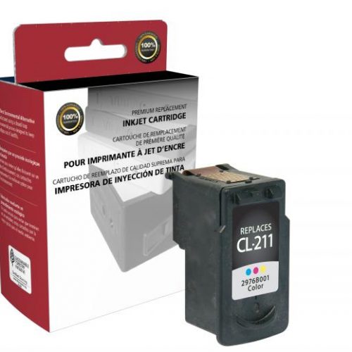 Clover Remanufactured Color Ink Cartridge for Canon CL-211