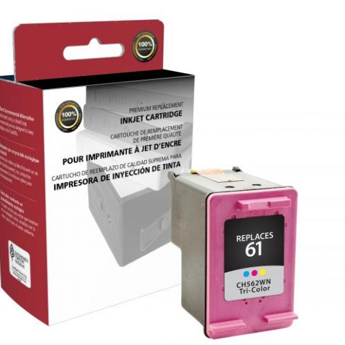 Clover Remanufactured Tri-Color Ink Cartridge for HP CH562WN (HP 61)