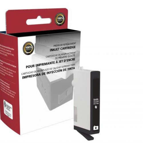 Clover Remanufactured High Yield Photo Black Ink Cartridge for HP CR277WN (HP 564XL)