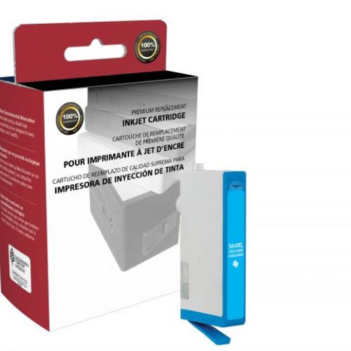 Clover Remanufactured High Yield Cyan Ink Cartridge for HP CN685WN (HP 564XL)