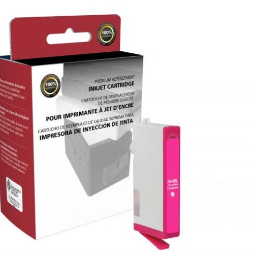 Clover Remanufactured High Yield Magenta Ink Cartridge for HP CN686WN (HP 564XL)