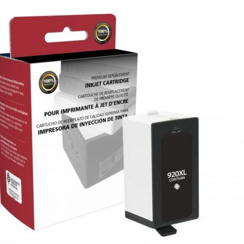 Clover Remanufactured High Yield Black Ink Cartridge for HP CD975AN (HP 920XL)