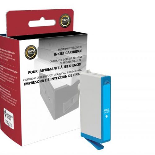 Clover Remanufactured High Yield Cyan Ink Cartridge for HP CD972AN (HP 920XL)