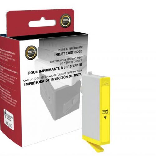 Clover Remanufactured High Yield Yellow Ink Cartridge for HP CD974AN (HP 920XL)