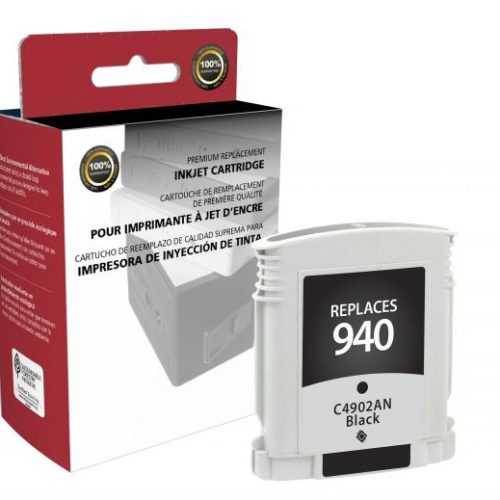 Clover Remanufactured Black Ink Cartridge for HP C4902AN (HP 940)