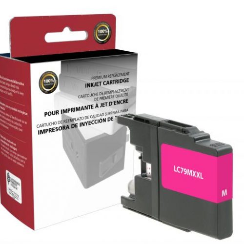 Clover Non-OEM New Extra High Yield Magenta Ink Cartridge for Brother LC79XXL