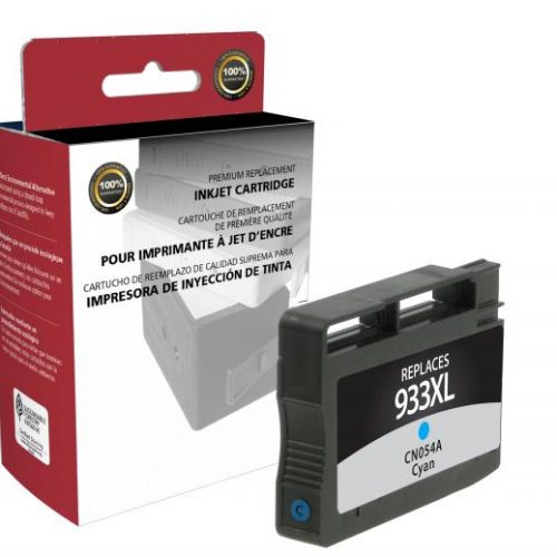 Clover Remanufactured High Yield Cyan Ink Cartridge for HP CN054AN (HP 933XL)