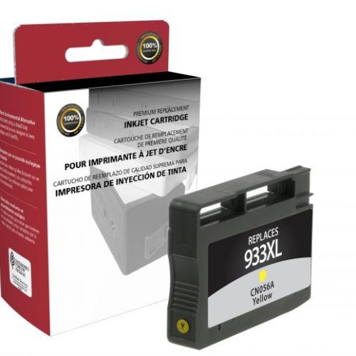 Clover Remanufactured High Yield Yellow Ink Cartridge for HP CN056AN (HP 933XL)