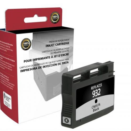Clover Remanufactured Black Ink Cartridge for HP CN057AN (HP 932)