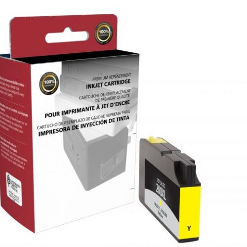 Clover Remanufactured High Yield Yellow Ink Cartridge for Lexmark #200XL