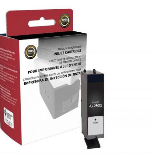 Clover Non-OEM New High Yield Black Ink Cartridge for Canon PGI-250XL