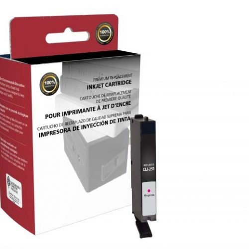 Clover Remanufactured Magenta Ink Cartridge for Canon CLI-251