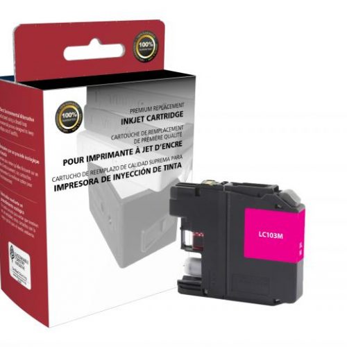 Clover Non-OEM New High Yield Magenta Ink Cartridge for Brother LC103XL