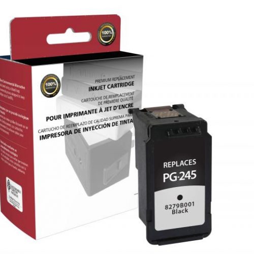 Clover Remanufactured Black Ink Cartridge for Canon PG-245