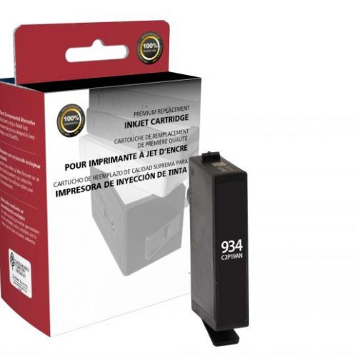 Clover Remanufactured Black Ink Cartridge for HP C2P19AN (HP 934)