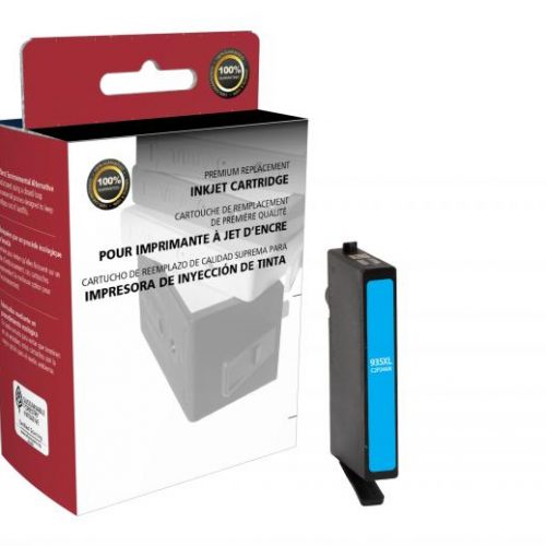 Clover Remanufactured High Yield Cyan Ink Cartridge for HP C2P24AN (HP 935XL)