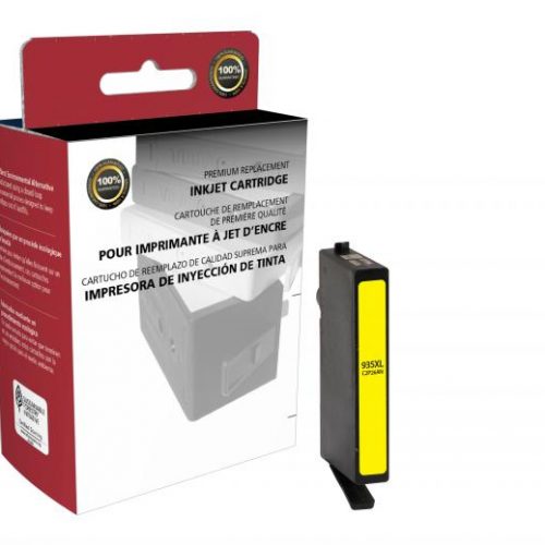 Clover Remanufactured High Yield Yellow Ink Cartridge for HP C2P26AN (HP 935XL)