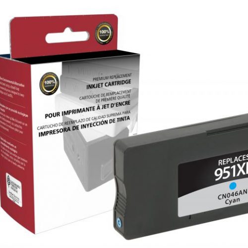 Clover Remanufactured High Yield Cyan Ink Cartridge for HP CN046AN (HP 951XL)