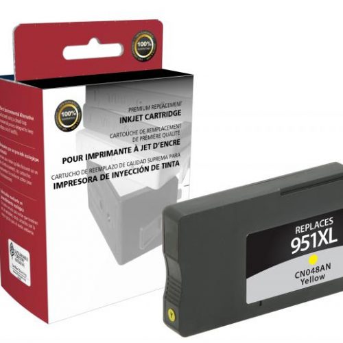 Clover Remanufactured High Yield Yellow Ink Cartridge for HP CN048AN (HP 951XL)