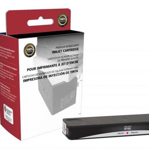 Clover Remanufactured High Yield Magenta Ink Cartridge for HP CN627AM (HP 971XL)