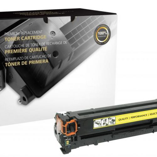 Clover Remanufactured Yellow Toner Cartridge for HP CB542A (HP 125A)