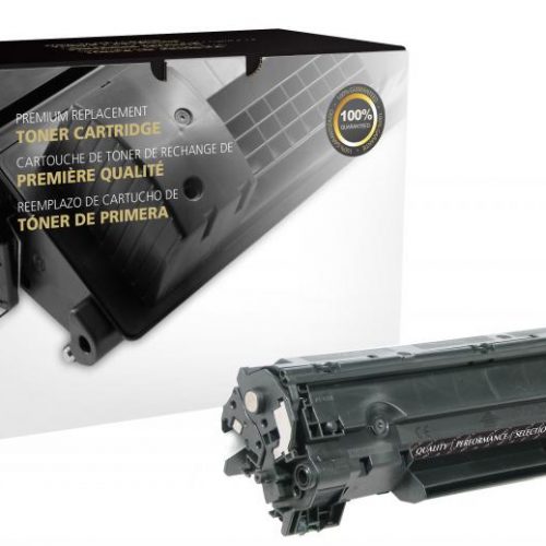 Clover Remanufactured Extended Yield Toner Cartridge for HP CB436A (HP 36A)