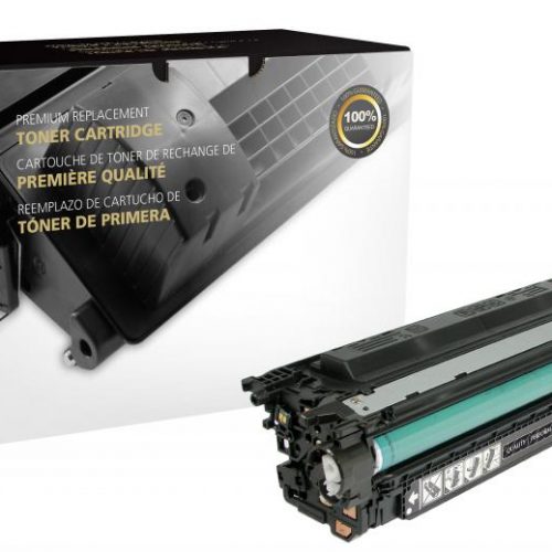 Clover Remanufactured High Yield Black Toner Cartridge for HP CE250X (HP 504X)